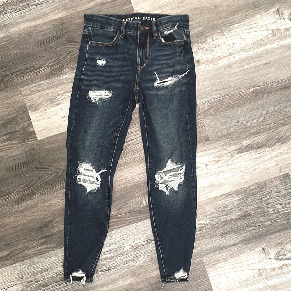 American Eagle Curvy Hi Rise Jegging 2 Short